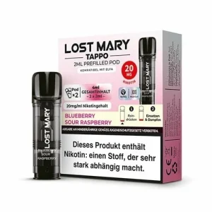ELF Bar - Lost Mary - TAPPO - Prefilled Pods - Blueberry Sour Raspberry - 2Pcs - Mr-Joy.com