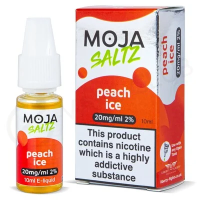 Peach Ice E-Liquid by Moja Saltz