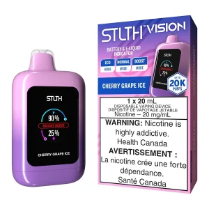 stlth vision Cheery Grape ice 20k