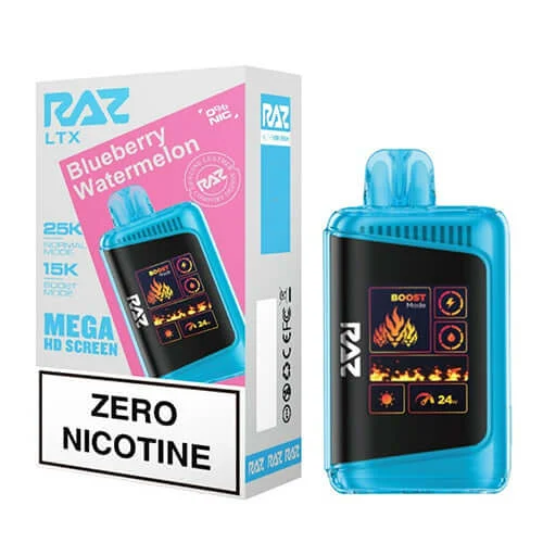 RAZ LTX Blueberry Watermelon 25K ZERO Nicotine Disposable