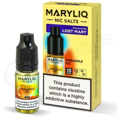 Pineapple Ice Nic Salt E-Liquid by Lost Mary Maryliq
