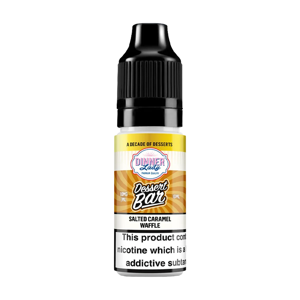 Salted Caramel Waffle Nic Salt by Dinner Lady Dessert Bar Range