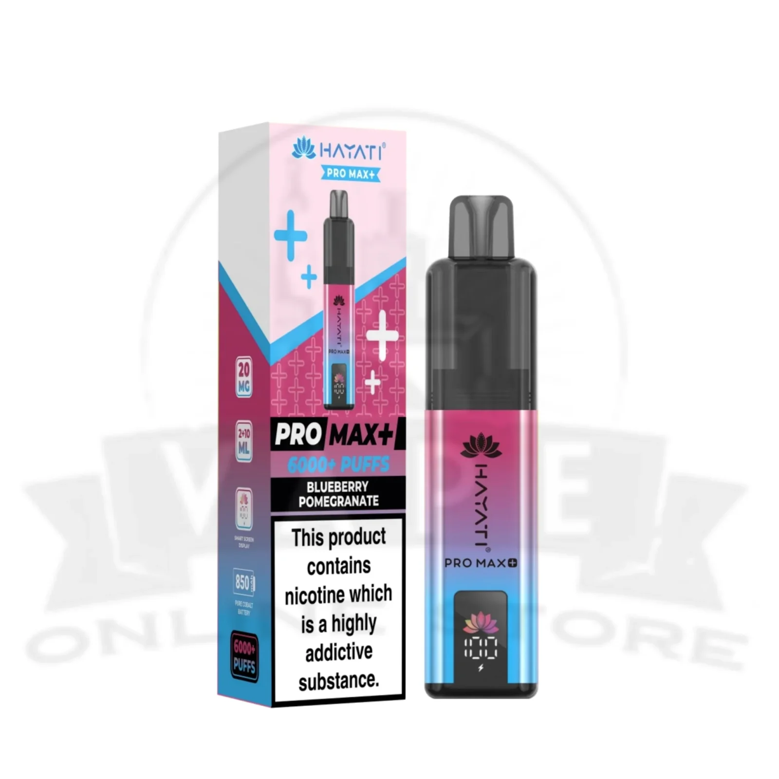 Blueberry Pomegranate Hayati Pro Max Plus 6000 Puffs Pod Kit