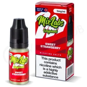 Sweet Strawberry Nic Salt E-Liquid by MIx Labs