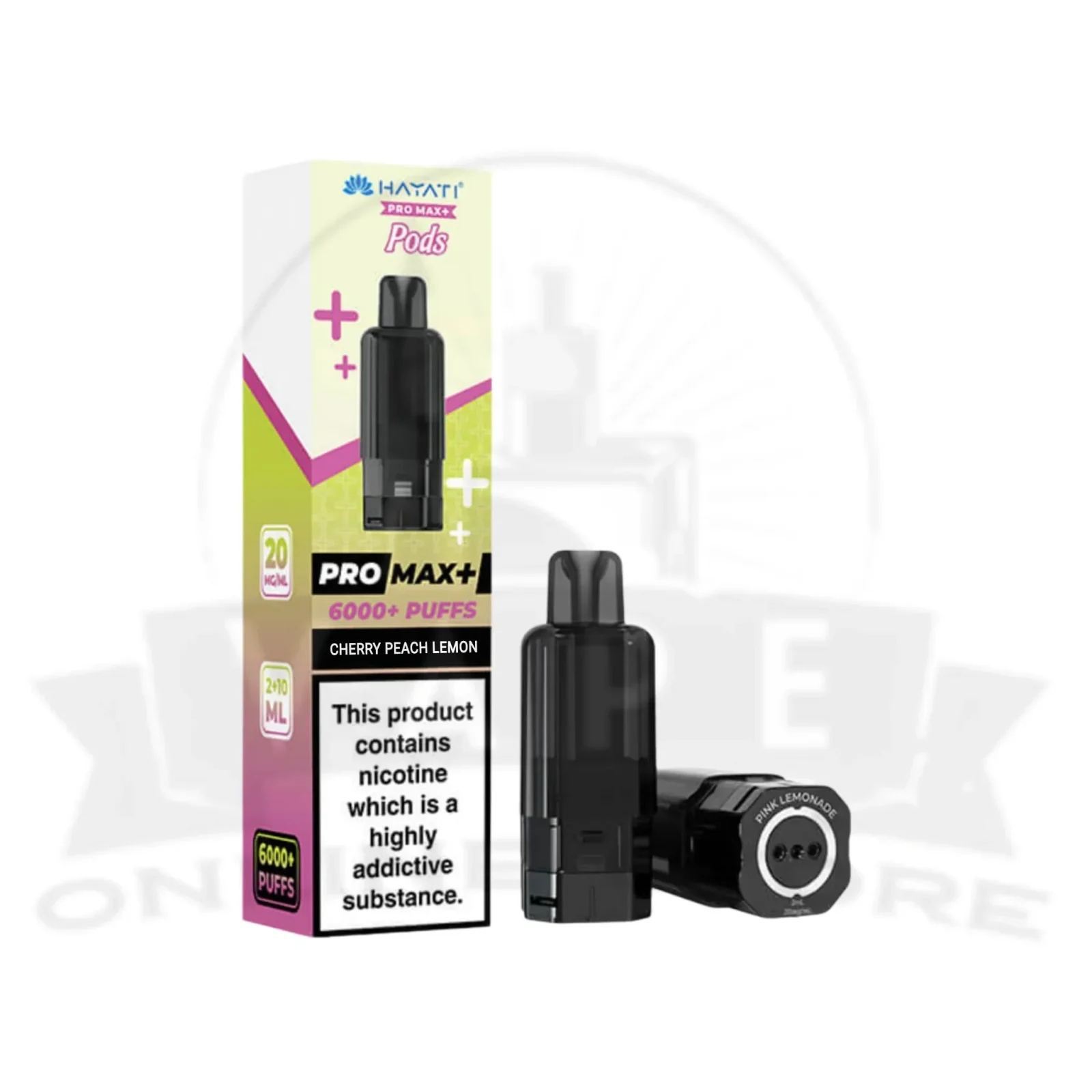 Cherry Peach Lemon Hayati Pro Max Plus 6000 Refill Pods
