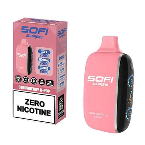 SOFI Surge Strawberry B-Pop 25K ZERO Nicotine Disposable