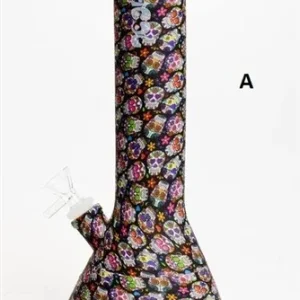 12" Graphic Printed Silicone Detachable Water Bong