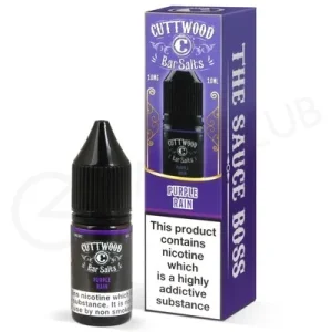 Purple Rain Nic Salt E-Liquids by Cuttwood Bar Salts