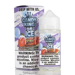 Candy King On ICE Strawberry Watermelon Bubblegum 100ml E-Juice