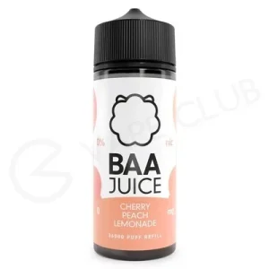 Cherry Peach Lemonade Shortfill E-Liquid by Baa Juice 100ml