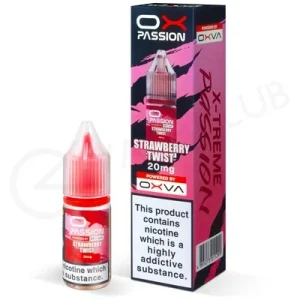 Strawberry Twist Nic Salt E-Liquid by Ox Passion
