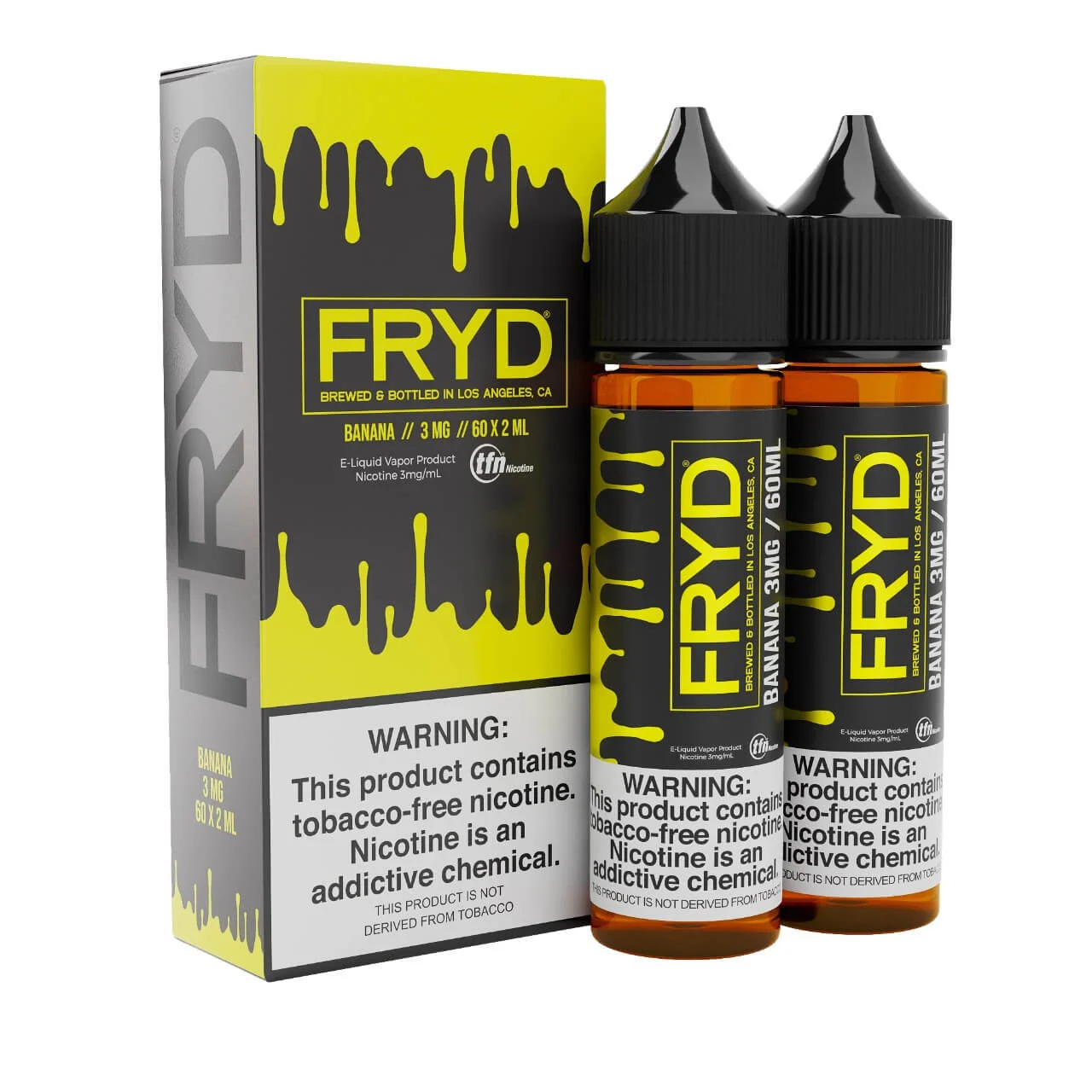 Banana Synthetic Nicotine 120ml E-Juice | FRYD