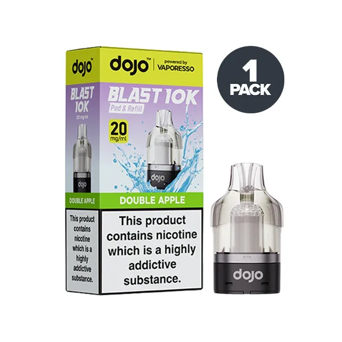 Double Apple Vaporesso Dojo Blast 10k Prefilled Pods