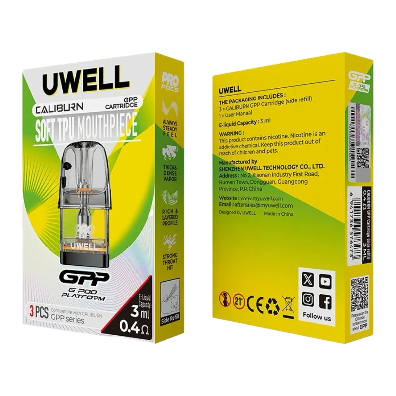 Uwell Caliburn GPP Soft Touch Pods