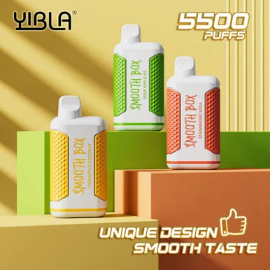YIBLA SMOOTH BOX 5% NIC SALT DISPOSABLE 5500 PUFFS 15ML