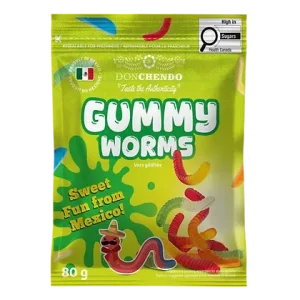 Don Chendo Gummy Worms 100g