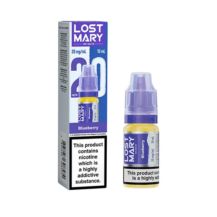 Blueberry Nic Salt E-Liquid by Lost Mary