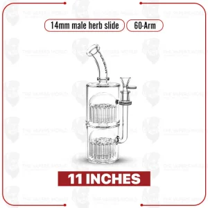 Pulsar 60-Arm Glass Water Pipe