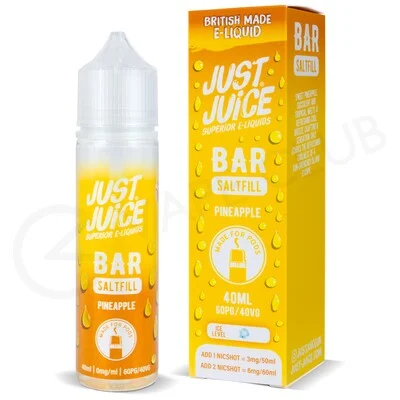 Pineapple Saltfill E-Liquid by Just Juice Bar 40ml