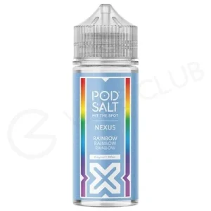Rainbow Shortfill E-Liquid by Pod Salt E-Liquid 100ml