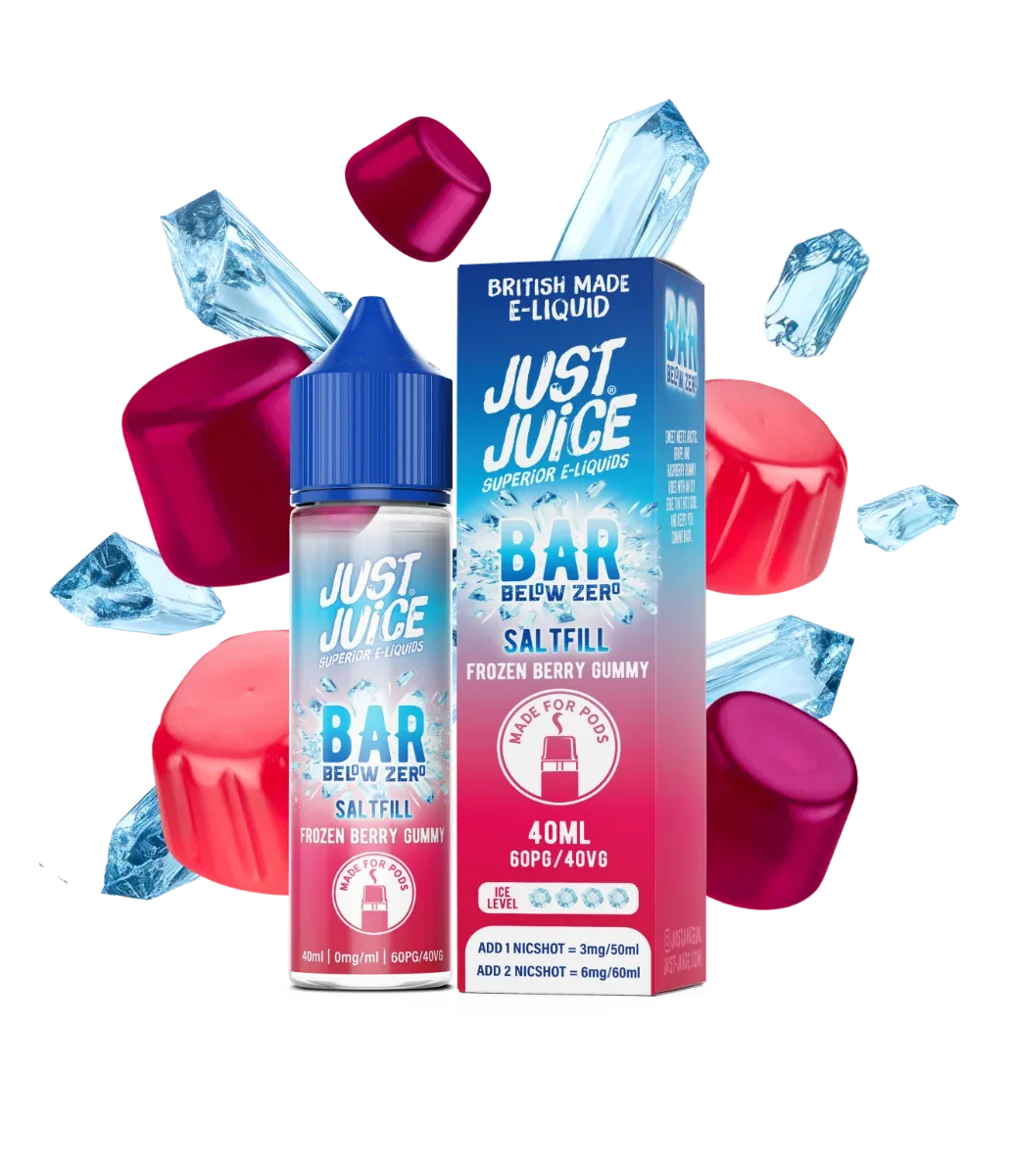 Frozen Berry Gummy Bar Saltfill by Just Juice 40ml