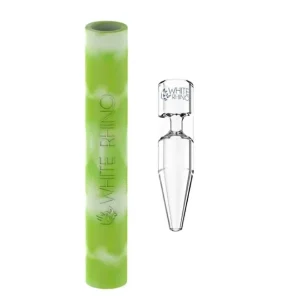 CHILLUM TO STRAW GLOW QUARTZ - 25 PC Display