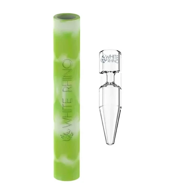 CHILLUM TO STRAW GLOW QUARTZ - 25 PC Display