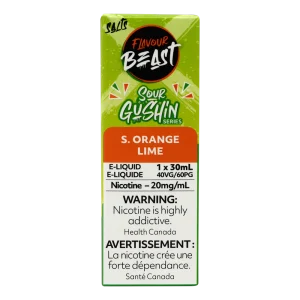 Gushin S. Orange Lime Salts 30ml 20mg