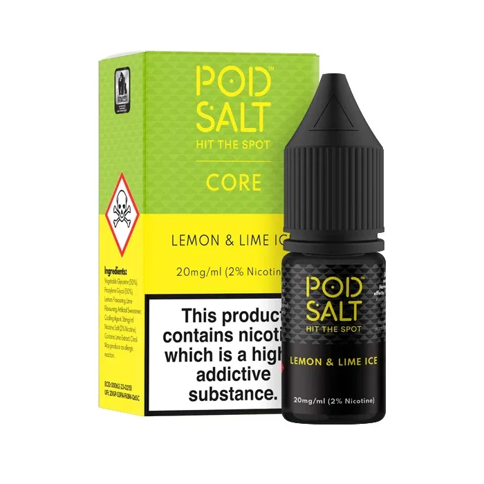 Lemon & Lime Ice Nicotine Salt by Pod Salt Core