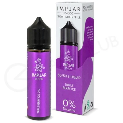 Triple Berry Ice Shortfill E-Liquid by Imp Jar 50ml