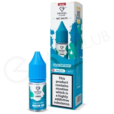 Glacier Mint Nic Salt E-Liquid by Crystal Clear