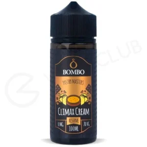 Climax Cream Reserve Shortfill E-Liquid by Bombo Pastry Masters 100ml