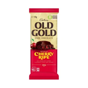 Cadbury Old Gold Dark Chocolate Cherry Ripe 170 g