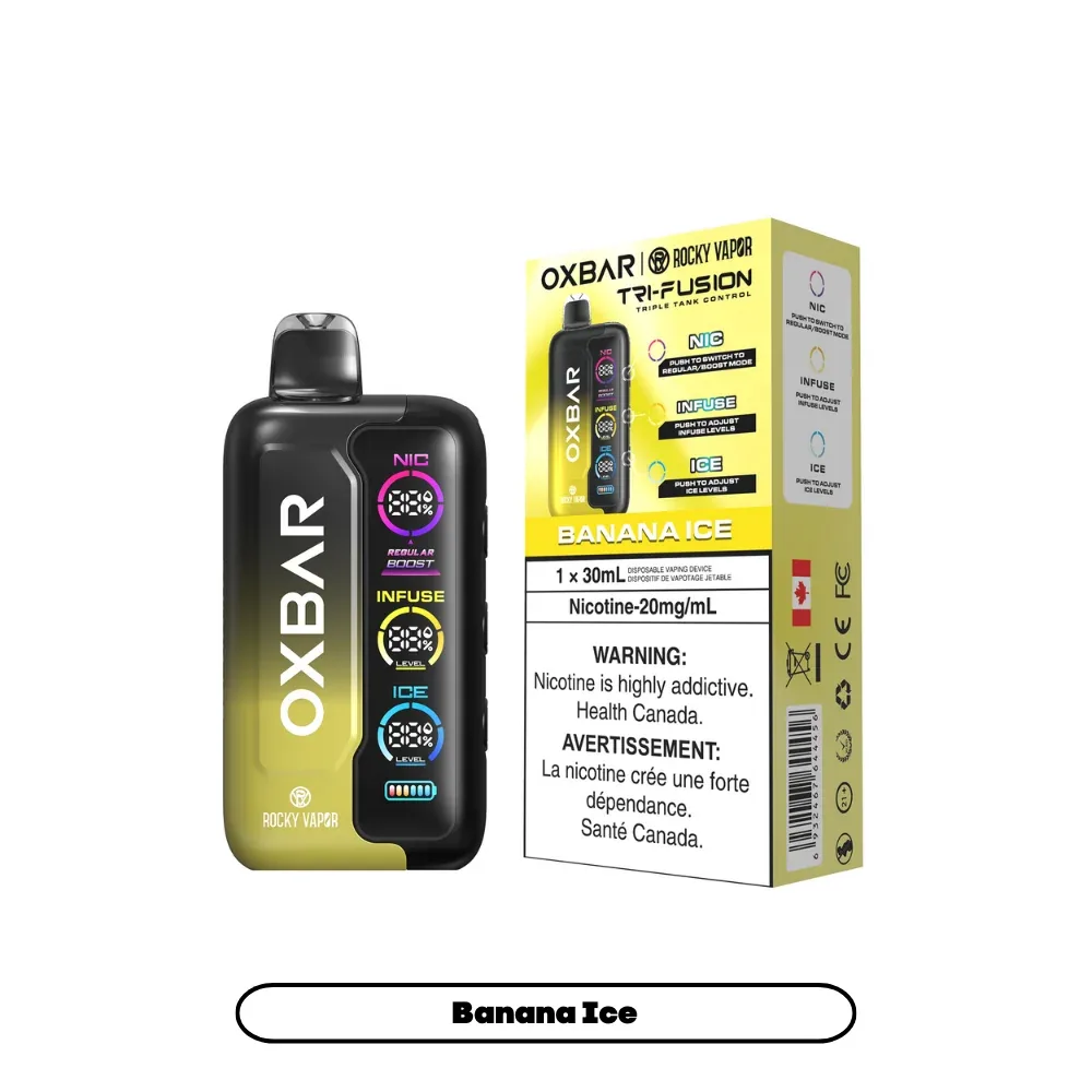 OXBAR X Rocky Vapor Tri Fusion Disposable Vape 30mL
