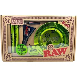 Raw Twenty Year Emerald Anniversary Limited Edition Gift Set