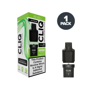 Kiwi Passionfruit Guava Avomi Cliq 6000 Prefilled Pods