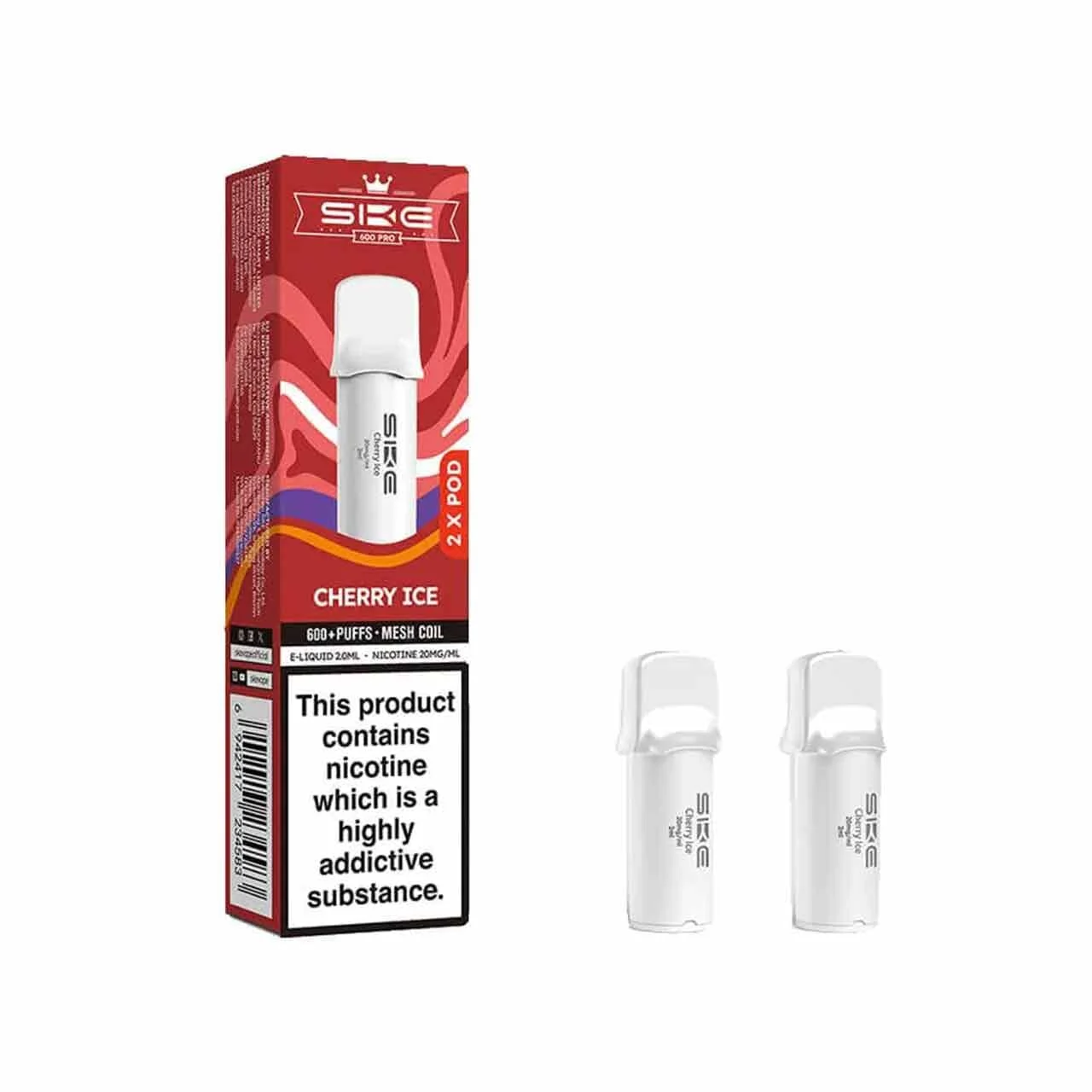 SKE 600 Pro Prefilled Pods - Pack of 2 - Image 2
