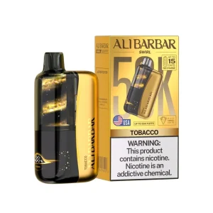 Tobacco Alibarbar Swirl 50K Disposable Vape 3500mAh