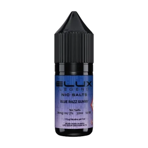 Blue Razz Gummy Nic Salt by Elux 10ml