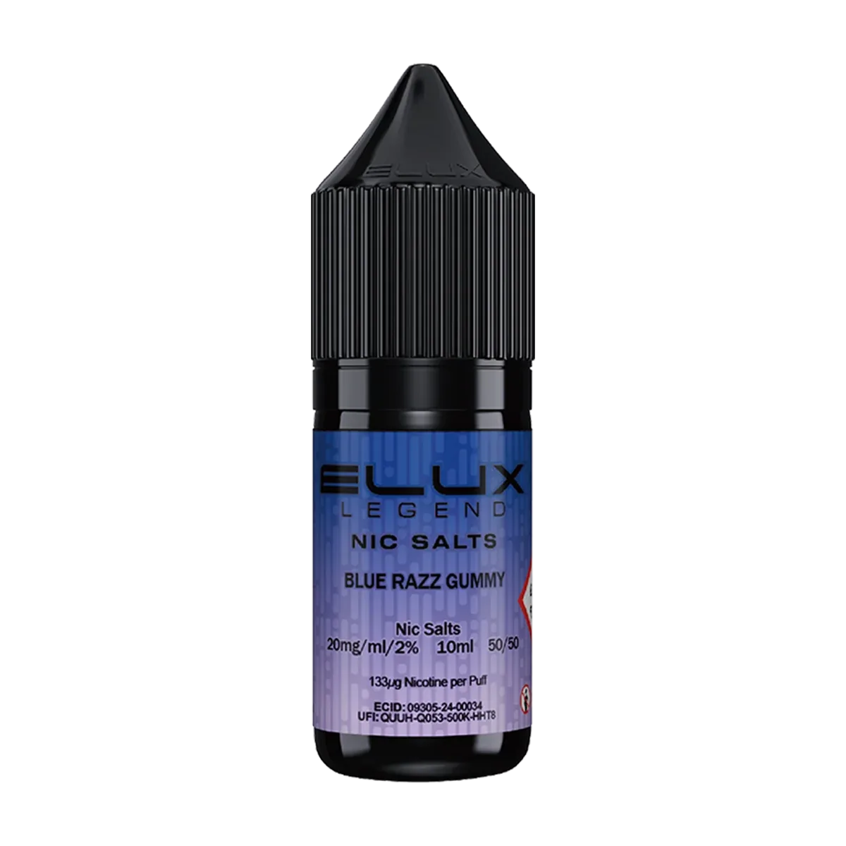 Blue Razz Gummy Nic Salt by Elux 10ml