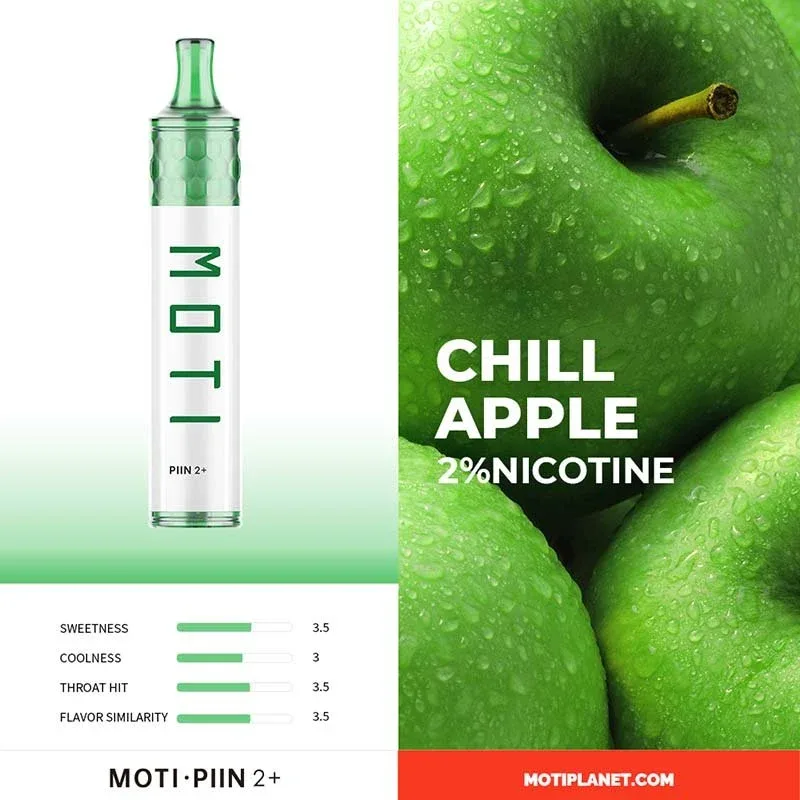 MOTI PIIN 2 PLUS Disposable Vape 2000 Puffs - Image 2