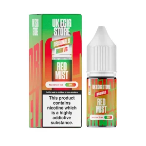 UK ECIG STORE - Red Mist High VG E-Liquid