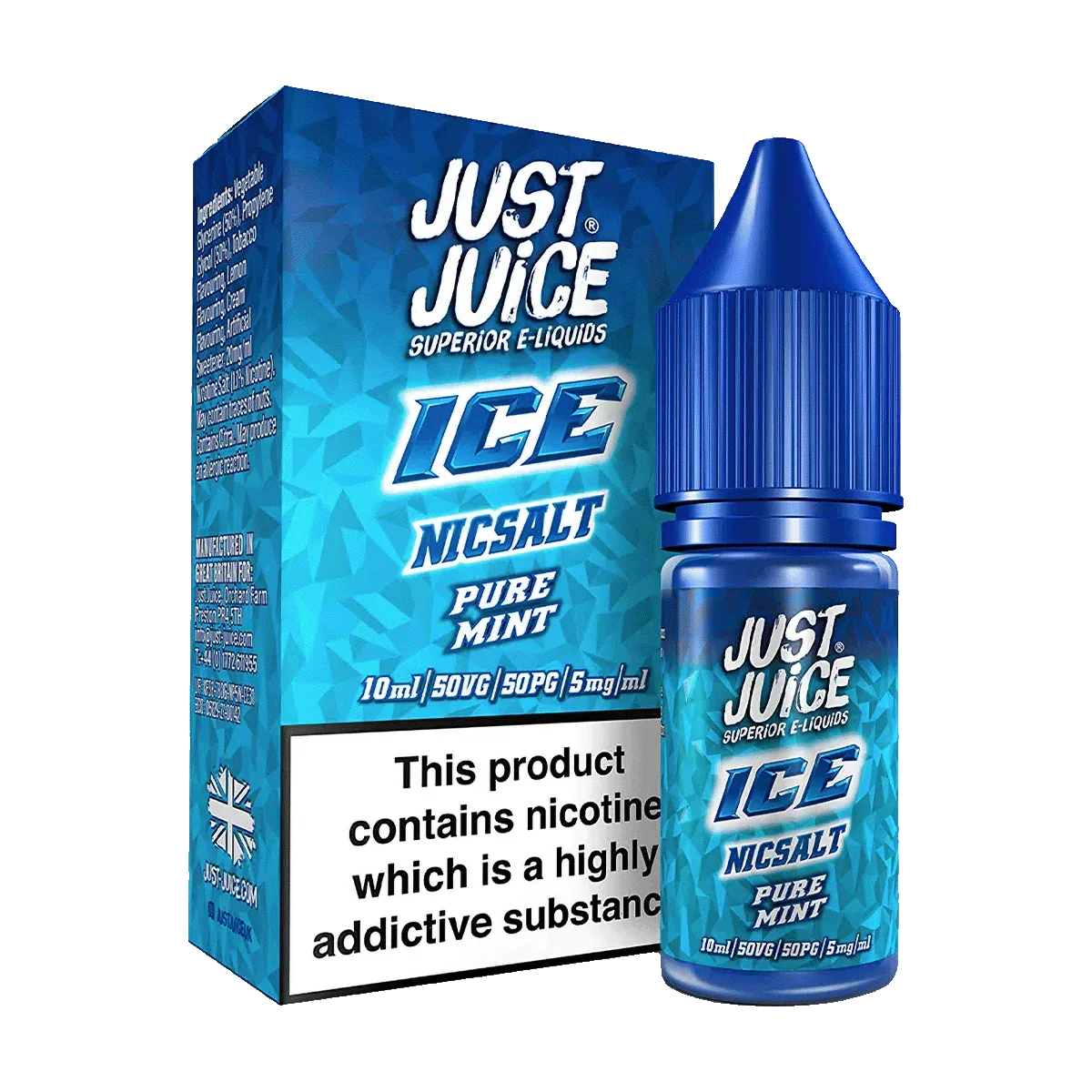 Pure Mint Ice Nic Salt by Just Juice