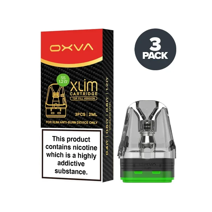 OXVA Xlim SS Top Fill Pod Cartridges