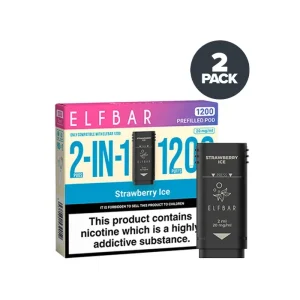 Strawberry Ice Elf Bar 1200 Pre-filled Pods