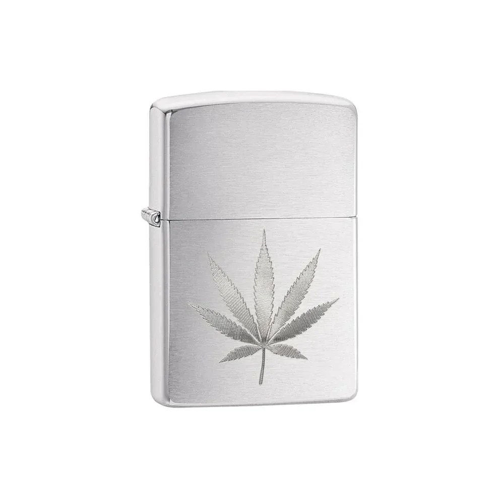 Zippo Lighter - Leaf Design Engrave
