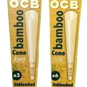 OCB Bamboo Unbleached Cones