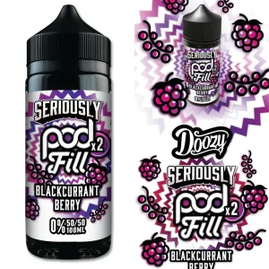 Blackcurrant Berry by Seriously Pod Fill 100ml