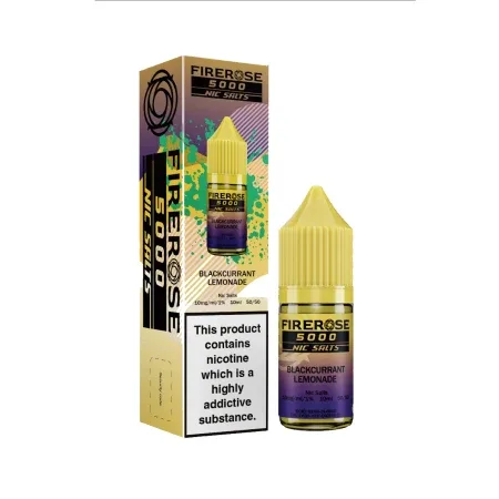 Firerose 5000 Blackcurrant Lemonade Nic Salt 10ml