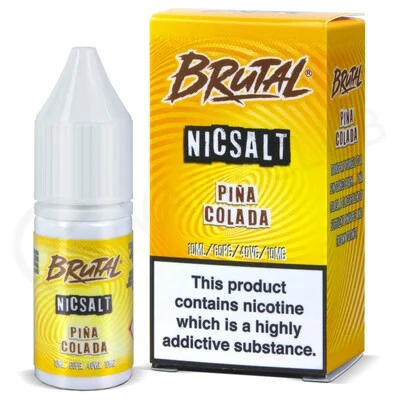 Pina Colada Nic Salt E-Liquid by Brutal Drinks